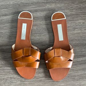 Zara Basic 37 tan sandals